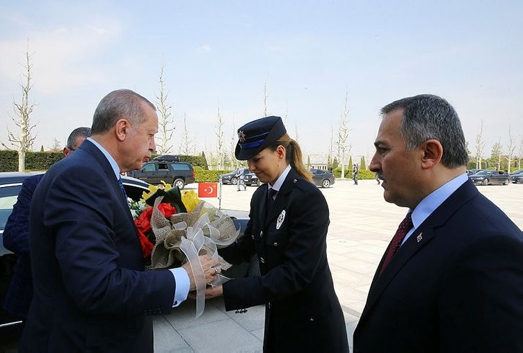 Erdoğan'dan Külliye'de anlamlı kabul