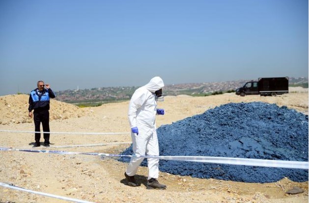 Büyükçekmece Gölü havzasına sanayi atığı döküldü