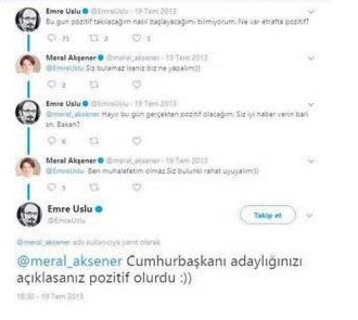 Meral Akşener, Emre Uslu ile yazışmasını sildi