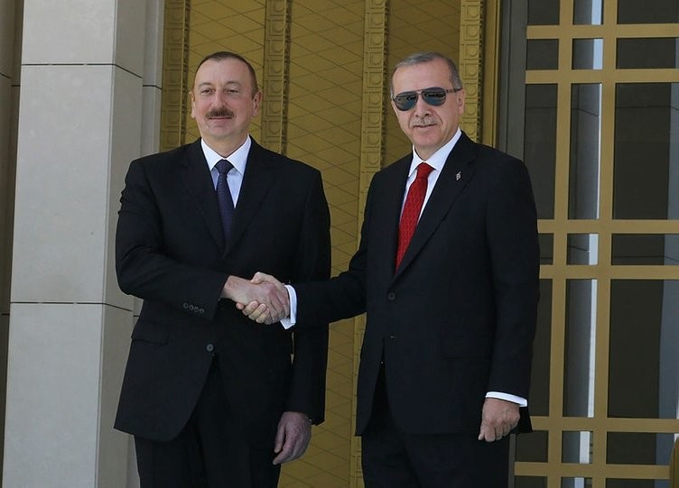 Erdoğan Aliyev'i Külliye'de ağırladı