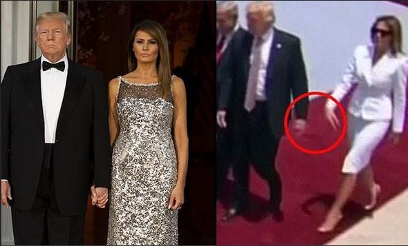 Trump ile Melania Trump arasında soğuk rüzgarlar esiyor...