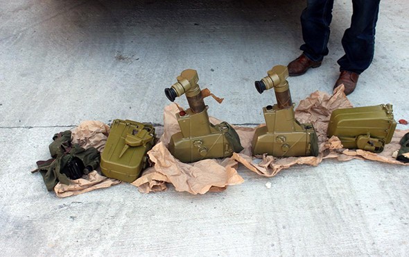 Bebek bezi var dedikleri TIR'dan antitank füzesi çıktı!