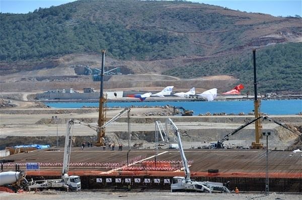 İşte Akkuyu Nükleer Santrali'nden ilk fotoğraflar 