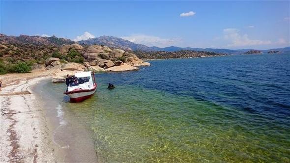 Saklı cennet Bafa Gölü sualtından görüntülendi