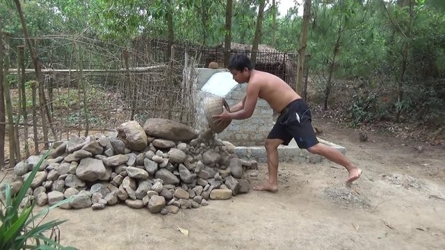 Doğadaki malzemeleri kullanarak öyle birşey yaptı ki!