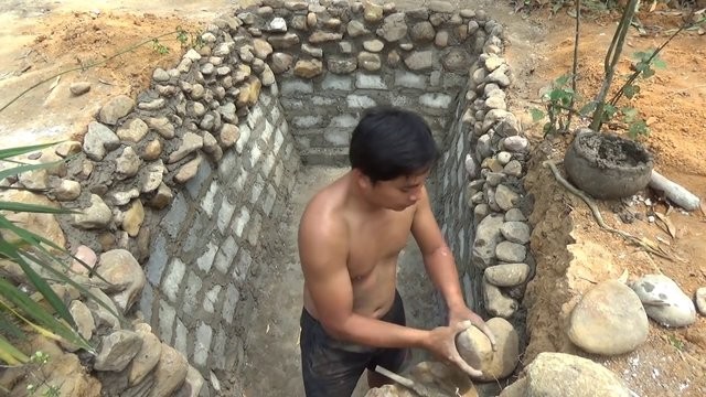 Doğadaki malzemeleri kullanarak öyle birşey yaptı ki!