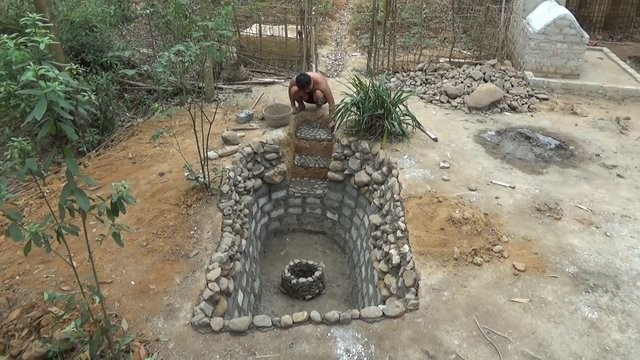 Doğadaki malzemeleri kullanarak öyle birşey yaptı ki!