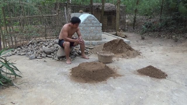 Doğadaki malzemeleri kullanarak öyle birşey yaptı ki!