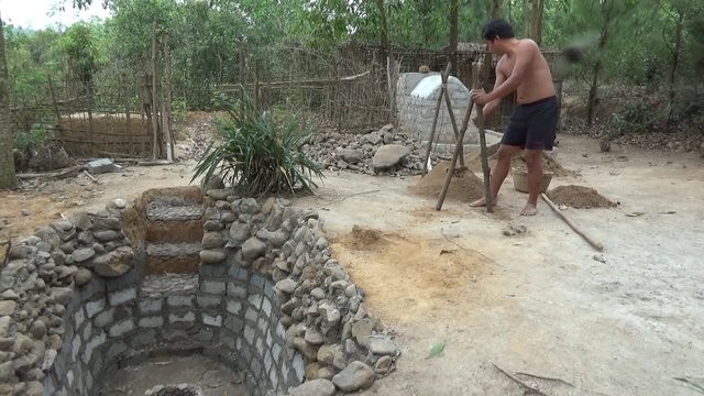 Doğadaki malzemeleri kullanarak öyle birşey yaptı ki!