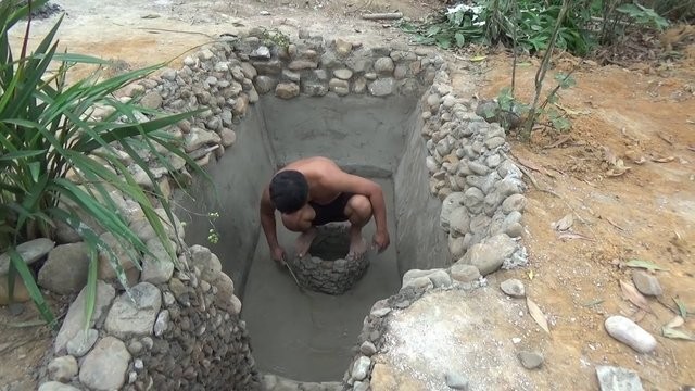 Doğadaki malzemeleri kullanarak öyle birşey yaptı ki!