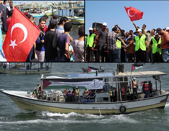 İsrail Mavi Marmara anısına açılan gemiyi kuşattı!