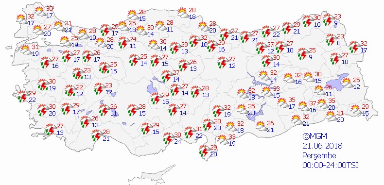 Meteoroloji'den iki bölgeye sağanak uyarısı