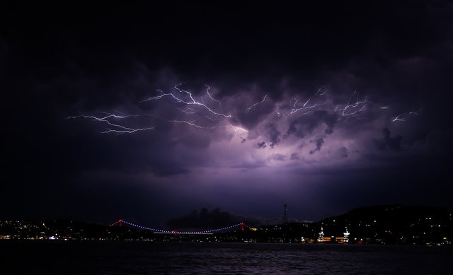 Yağmur İstanbul'u vurdu! İlginç görüntüler ortaya çıktı