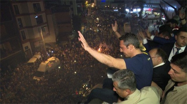 Kadıköy'de Ali Koç coşkusu