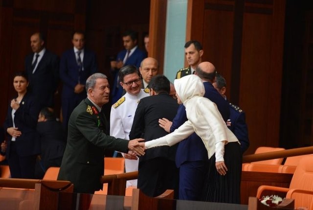 İşte yeni sisteme geçiş törenlerinden renkli kareler...