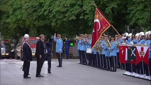 İşte yeni sisteme geçiş törenlerinden renkli kareler...