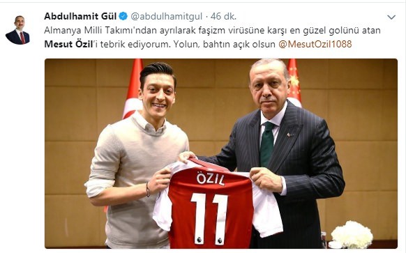 Mesut Özil'e Türkiye'den destek yağıyor!