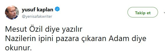 Mesut Özil'e Türkiye'den destek yağıyor!