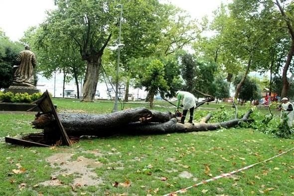 İstanbul'da gündüz geceye döndü 