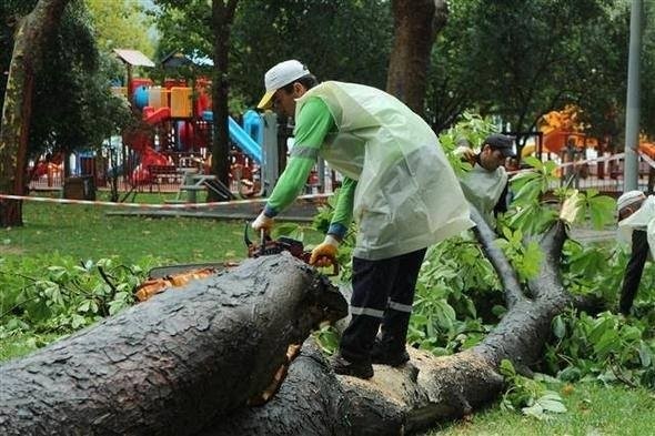 İstanbul'da gündüz geceye döndü 