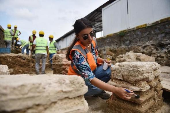 İşte Haydarpaşa'dan çıkan tarihi kalıntılar