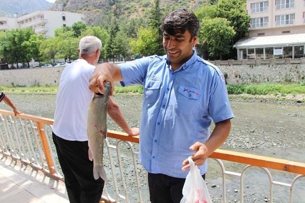 Yeşilırmak Nehri susuz kaldı! Vatandaş şaşkın