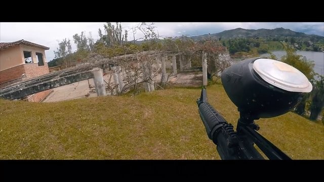 Escobar'ın lüks evinde artık paintball oynanıyor!