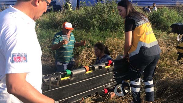 Çorlu'da tren vagonları devrildi... İlk görüntüler