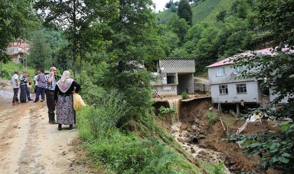 İşte selin vurduğu Rize'den son fotoğraflar