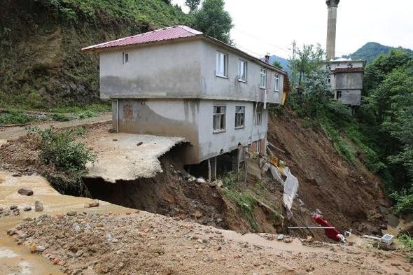 İşte selin vurduğu Rize'den son fotoğraflar