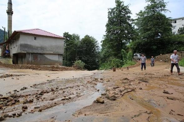 İşte selin vurduğu Rize'den son fotoğraflar