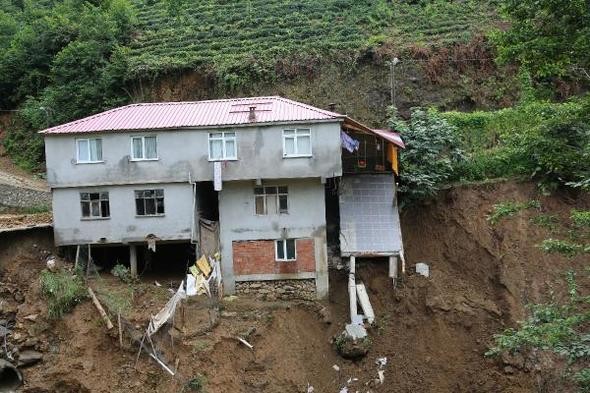 İşte selin vurduğu Rize'den son fotoğraflar