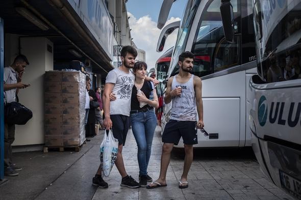 Otogarda büyük yoğunluk başladı