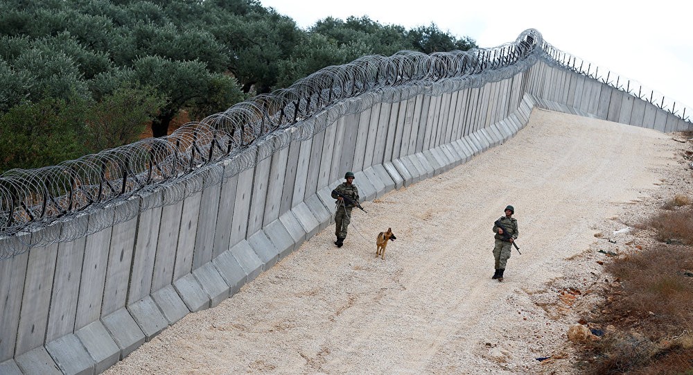 Suriye sınırına yapılan duvarlarda sona gelindi 