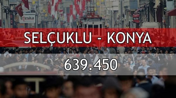 İşte Türkiye'nin en kalabalık ilçeleri