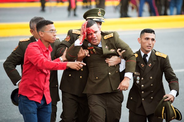 Maduro'ya suikast anı