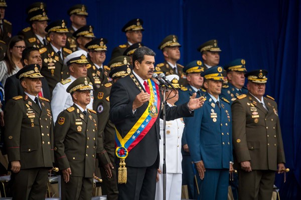 Maduro'ya suikast anı