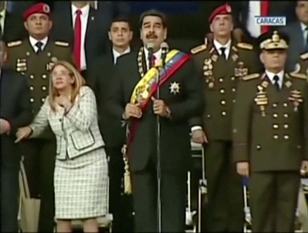 Maduro'ya suikast anı