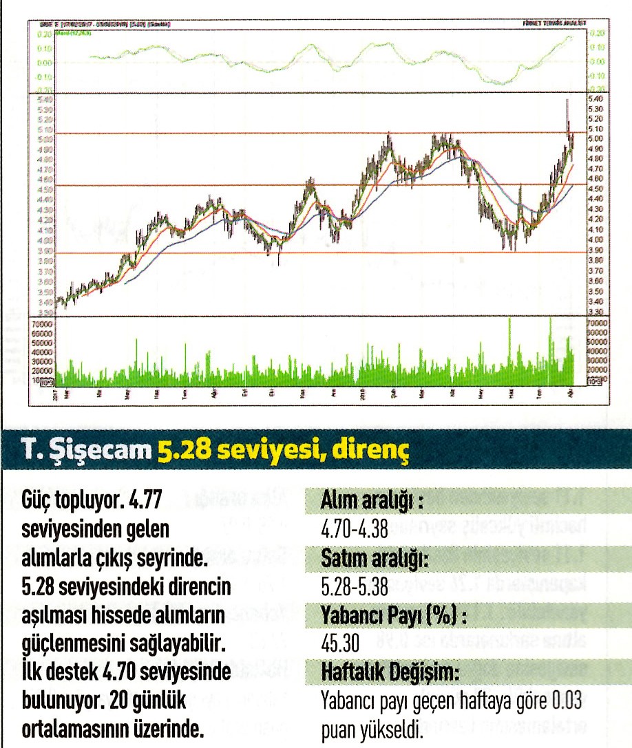 17 hisselik teknik analiz