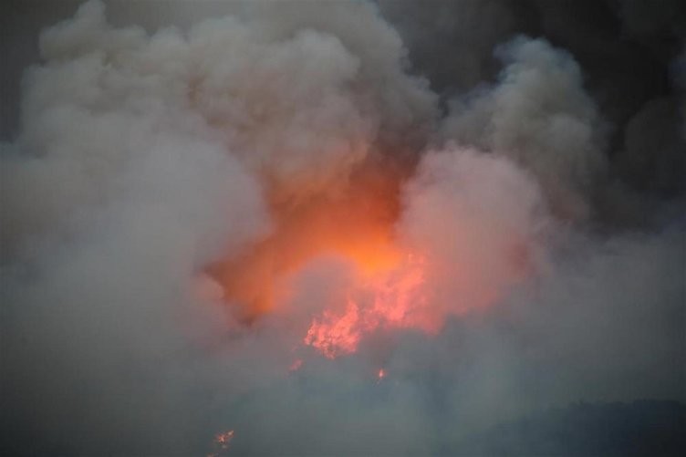 Hatay'daki yangından görüntüler