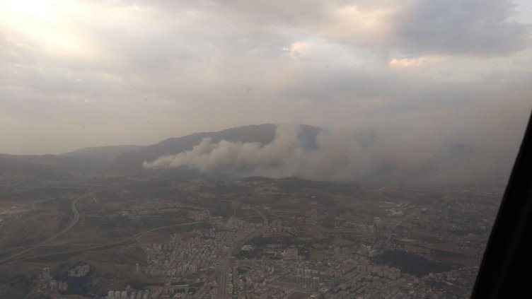 Hatay'daki yangından görüntüler