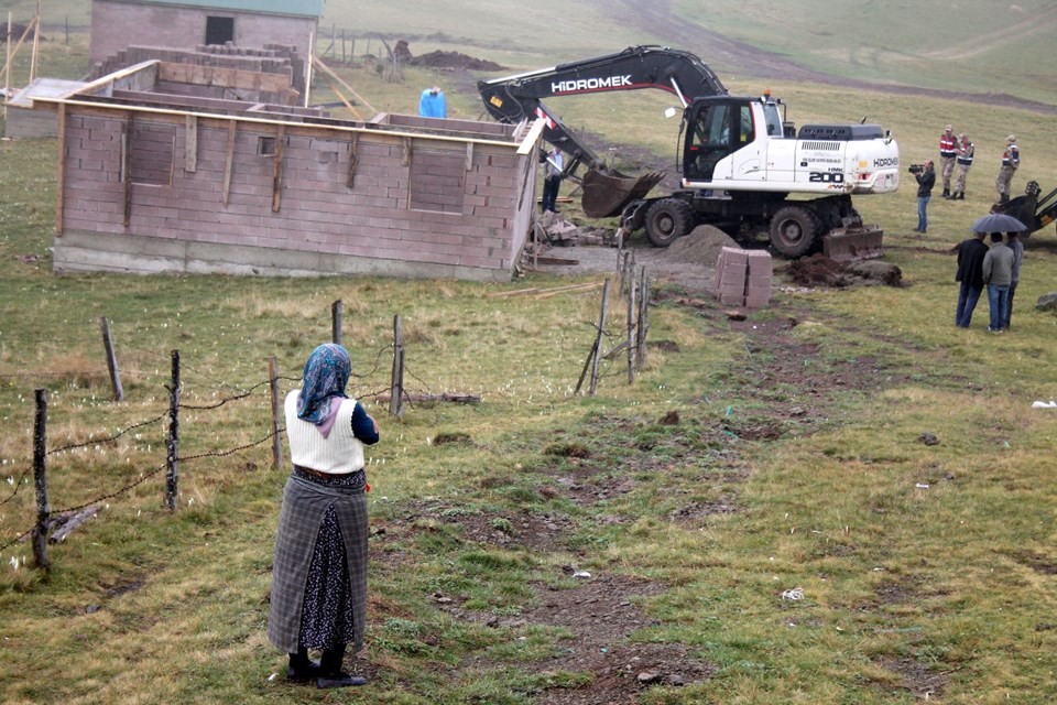 Doğu Karadeniz yaylalarında yıkım başladı