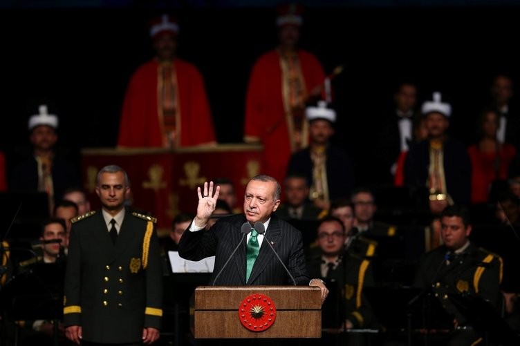 Recep Tayyip Erdoğan Gazileri ağırladı