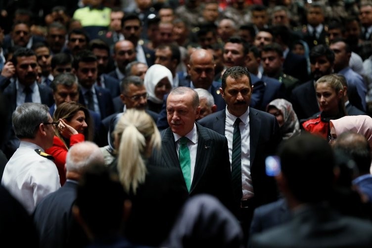 Recep Tayyip Erdoğan Gazileri ağırladı