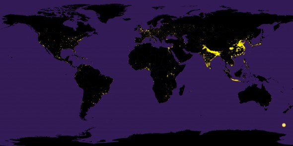 NASA yayınladı, haritadaki sarı noktalara dikkat!