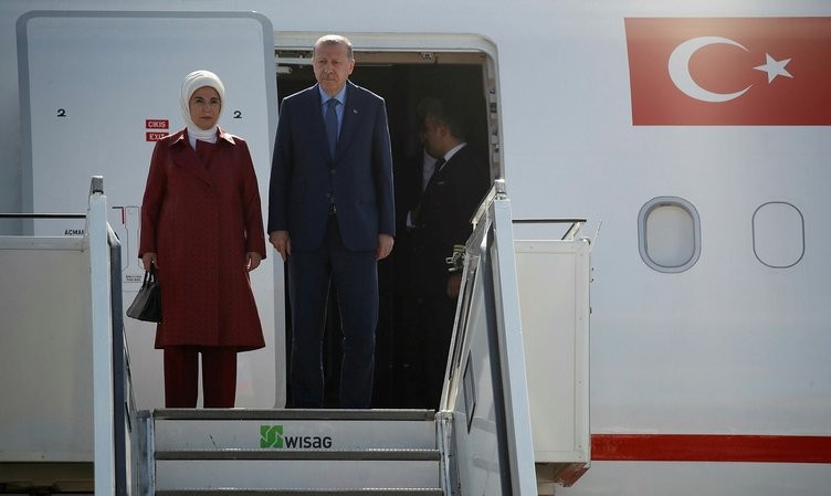  Erdoğan Almanya'da böyle karşılandı 