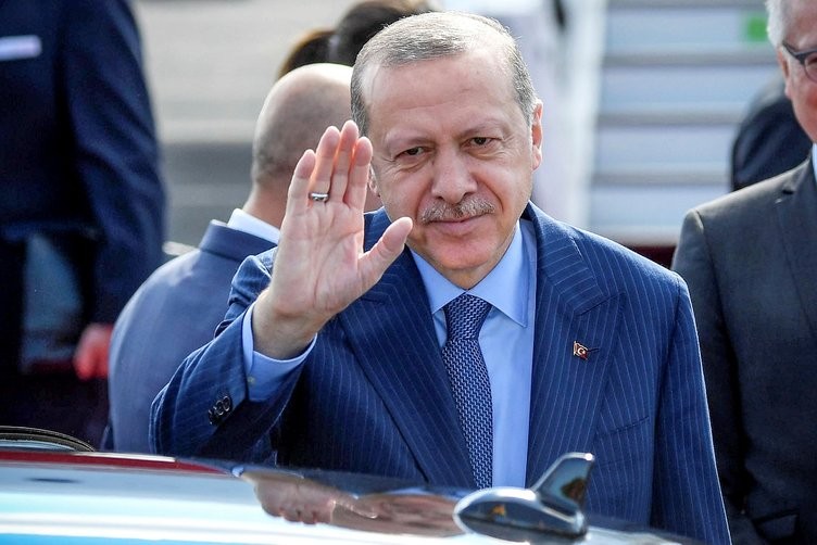  Erdoğan Almanya'da böyle karşılandı 