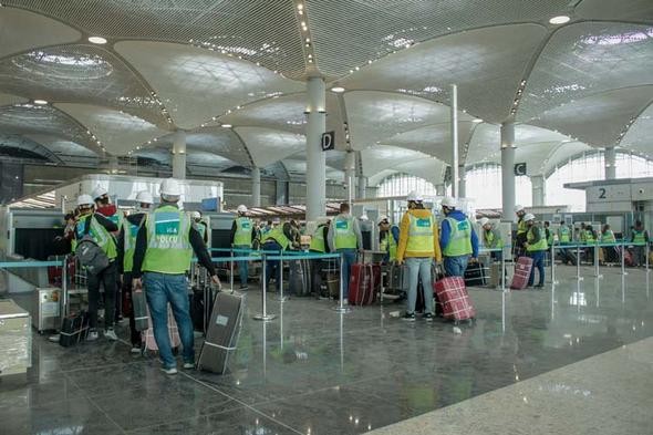 İstanbul Yeni Havalimanında ilk yolcu testi gerçekleştirildi