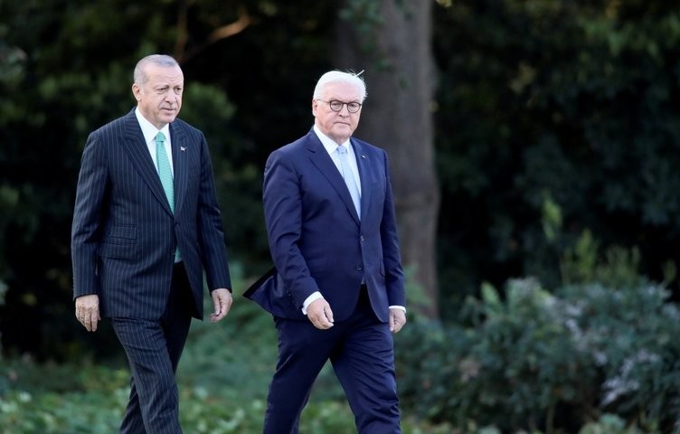  Erdoğan Steinmeier tarafından böyle karşılandı