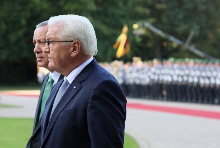  Erdoğan Steinmeier tarafından böyle karşılandı